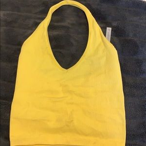 UO Ribbed Halter Top